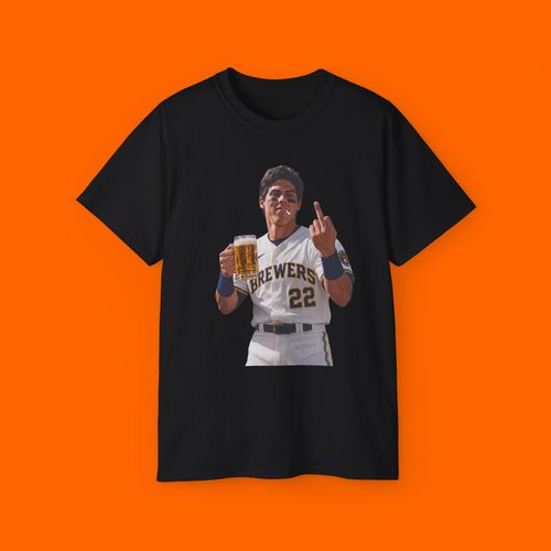 Christian Yelich Beer Middle Finger Shirt
