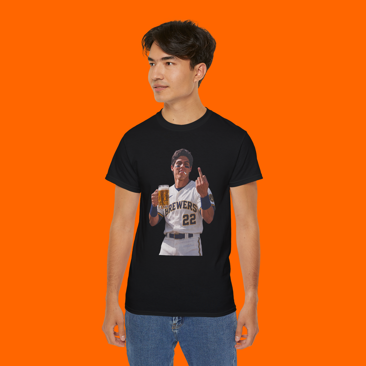 Christian Yelich Beer Middle Finger Shirt