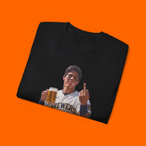 Christian Yelich Beer Middle Finger Shirt