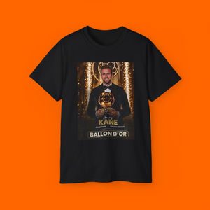 HARRY KANE BALLON D'OR T-SHIRT | RETRO ENGLAND SOCCER GRAPHIC TEES