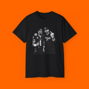 JALEN HURTS AND NICK SIRIANNI MIDDLE FINGER SMOKING SHIRT