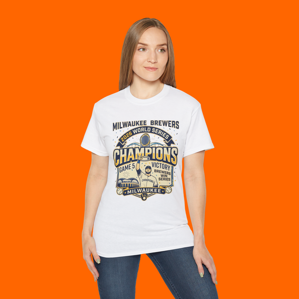 MLB Milwaukee Brewers 2026 World Series Champions Game 5 Shirt