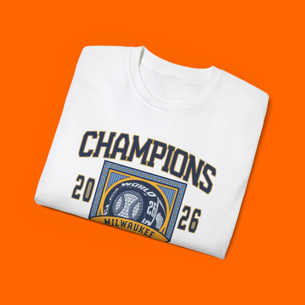 Milwaukee Brewers MIL Ring World Champions T-Shirt